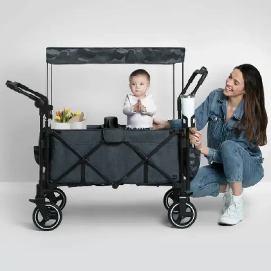 babyGap by Delta Children Deluxe Explorer Wagon Stroller image {3}