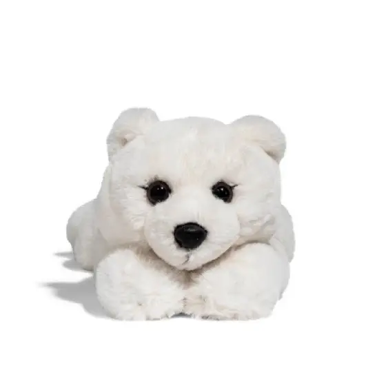 FAO Schwarz Lying Polar Bear 15" Stuffed Animal image {6}