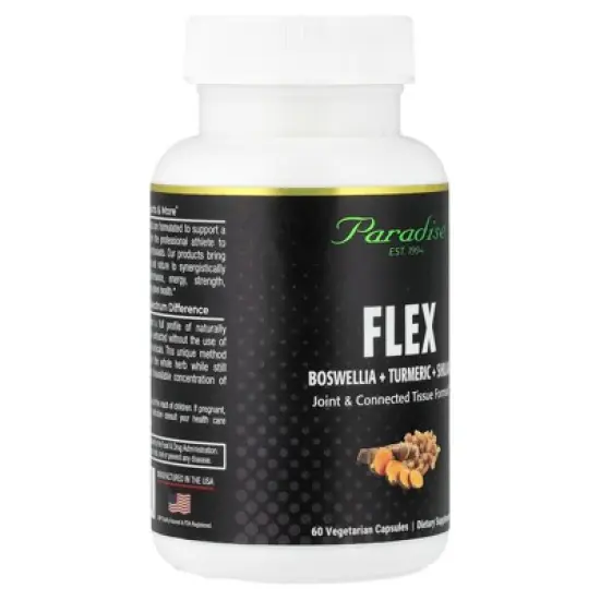 Paradise Herbs Flex, 60 Vegetarian Capsules image {3}