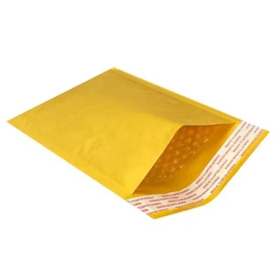 UOFFICE Pack of 250 Kraft Bubble Mailers 6.5x10" - #0 Self-Seal Padded Envelopes image {11}