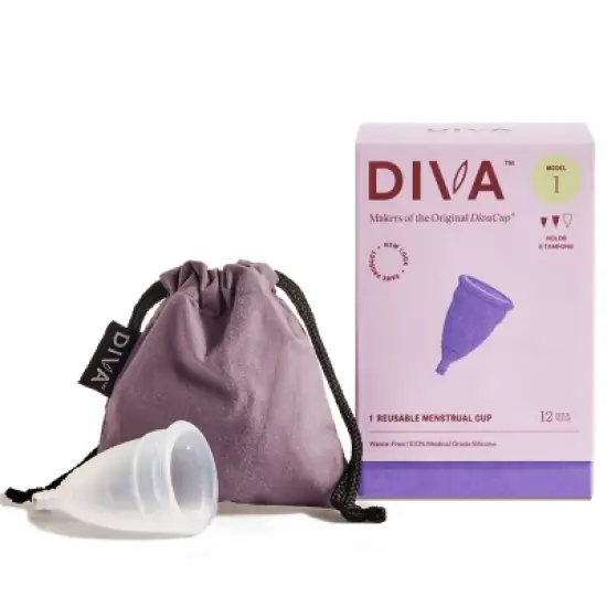 DivaCup Model 1 Reusable Menstrual Cup image {3}