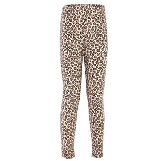 Touched by Nature Baby, Toddler, Big Kids and Youth Girl Organic Cotton Leggings 4pk, Leopard Hearts image {4}