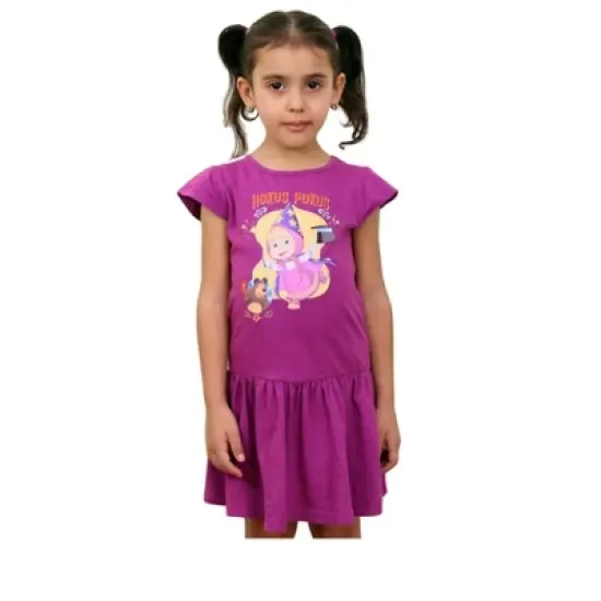 Masha and The Bear Short Sleeve Hokus Pokus Dress - Toddler image {2}