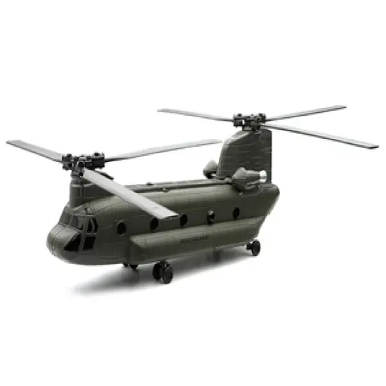 Boeing CH-47 Chinook Aircraft "United States Army" Olive Drab "Military Mission" Series 1/60 Diecast Model by New Ray image {1}