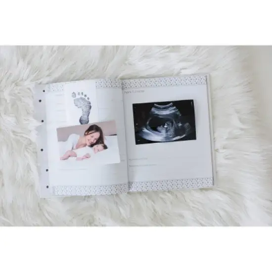 Pearhead Hello Baby Polkadot Baby Memory Book image {8}