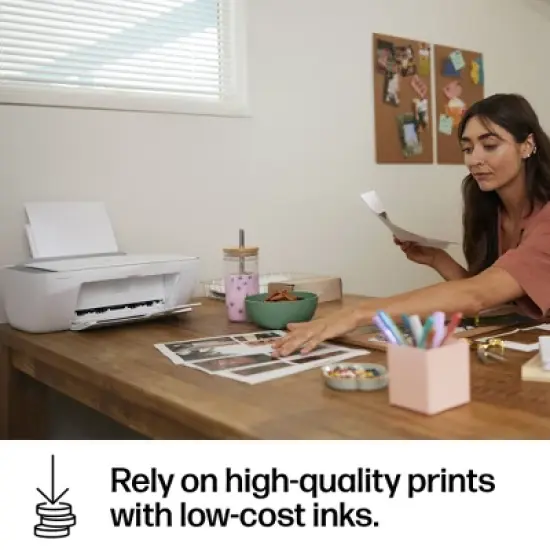 HP DeskJet 2855e Wireless All-in-One Color Printer Scanner Copier with 3 Months Free Instant Ink (588S5A) image {11}