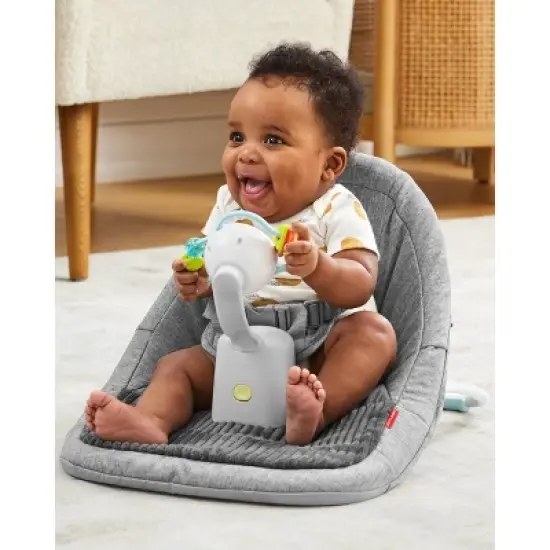 Skip Hop Baby Ergonomic Upright Activity Floor Seat with Toy - Gray image {1}