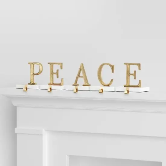 Christmas Stocking Holder Peace - Wondershop&trade; image {2}