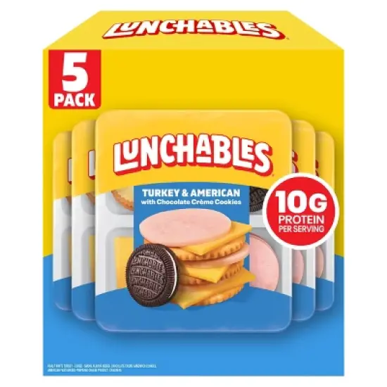 Oscar Mayer Turkey Lunchables 5pk - 16oz image {9}