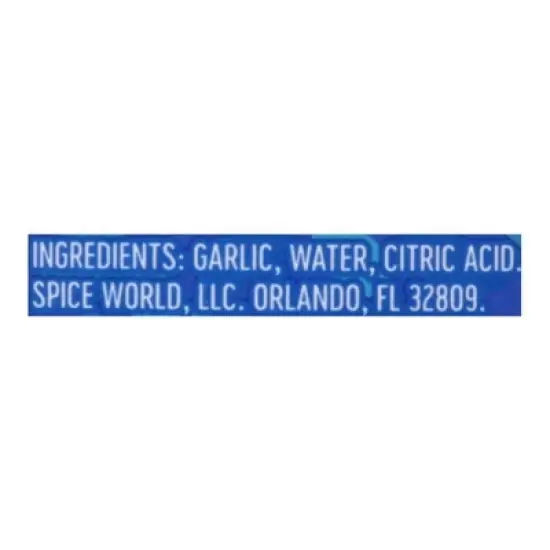 Spice World Minced Garlic - 32oz image {8}