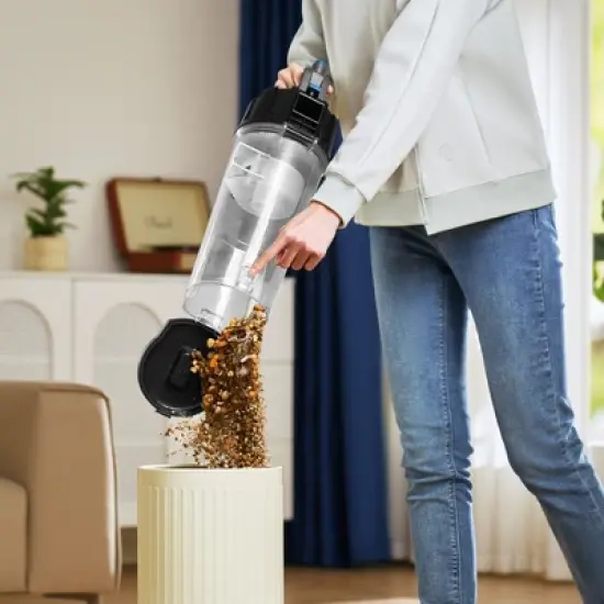 Eureka PowerSpeed Bagless Upright Vacuum Cleaner, Pet Turbo, Black image {5}