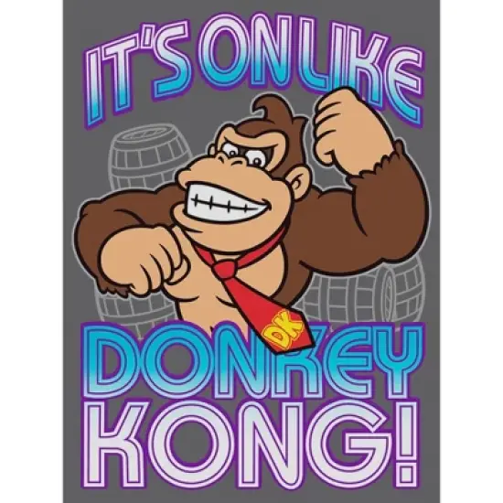 Men's Nintendo Donkey Kong It's On T-Shirt image {1}