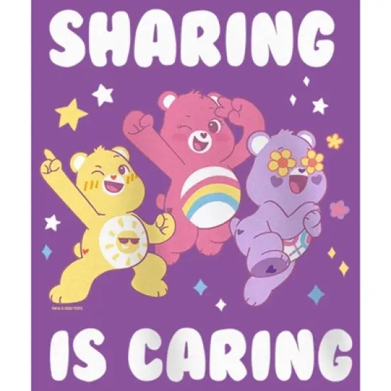 Girl's Care Bears Sharing Is Caring Bears T-Shirt image {1}