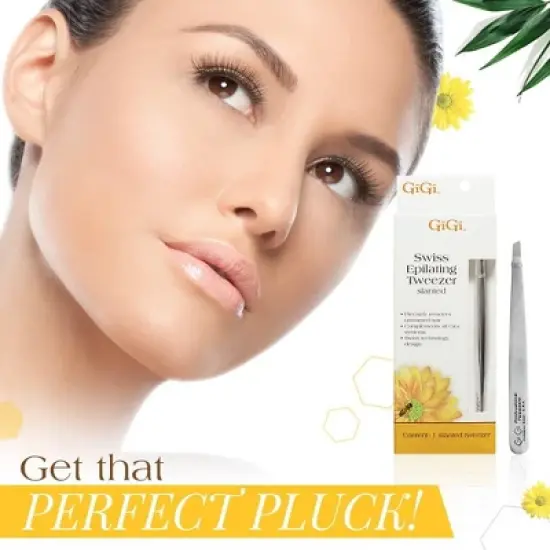 Gigi Swiss Epilating Tweezer - Slanted (PACK OF 2) image {2}