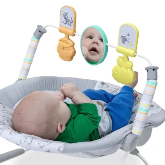 Bright Starts Disney Baby Winnie the Pooh Classic Pals Vibrating Bouncer - White image {14}