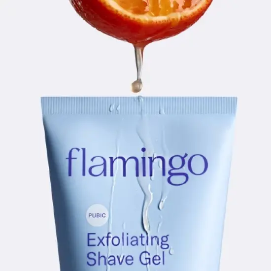 Flamingo Pubic Exfoliating Shave Gel - 5oz image {3}