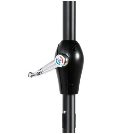 DSVIMOY Patio Umbrellas, Outdoor Umbrella with Auto-tilt, 3-Tier Market Umbrella with 8 Ribs, Blue, 115.75"*98.43"*115.75" image {4}