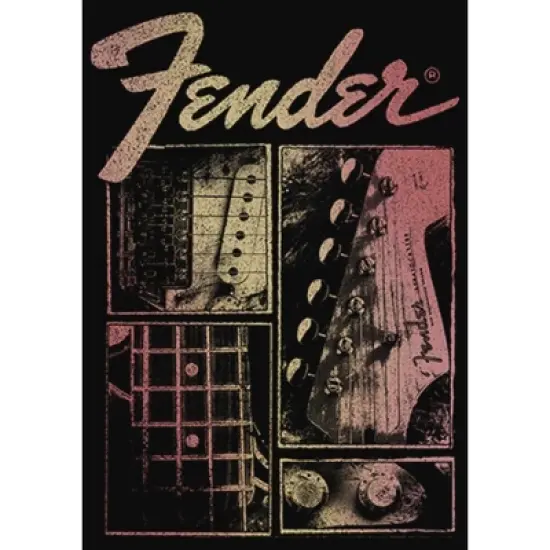 Junior's Fender Sunburst Stratocaster Racerback Tank Top image {1}