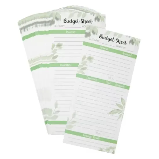 Paper Junkie 120 Pack Budget Sheets for Cash Envelopes, Account Expense Tracker Pages, 6.5 x 3.1 in image {6}