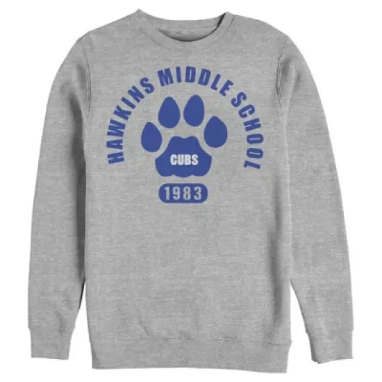 Men's Stranger Things Hawkins Middle School Cubs 1983 Sweatshirt image {2}