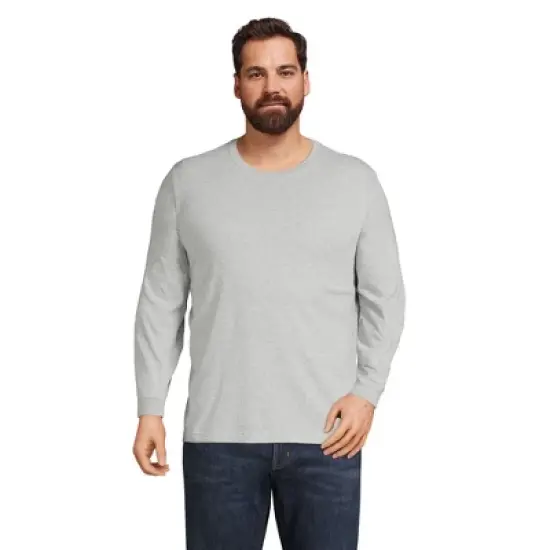 Lands' End Men's Super-T Long Sleeve T-Shirt image {5}