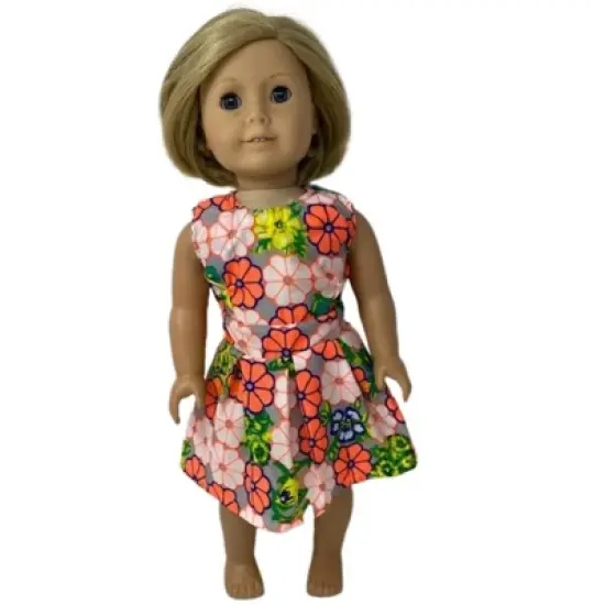 Doll Clothes Superstore Size 14 Matching Girl And Doll Flower Dresses image {2}