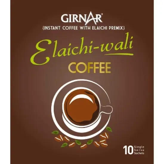 Girnar Instant Premix Coffee With Elaichi 140G image {4}