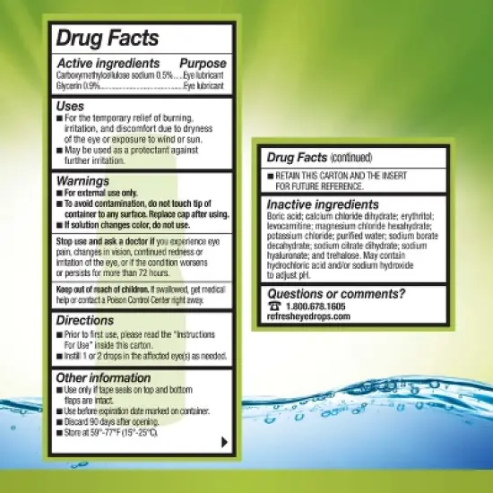 Refresh Relieva PF Extra Eye Drops - 10ml image {8}
