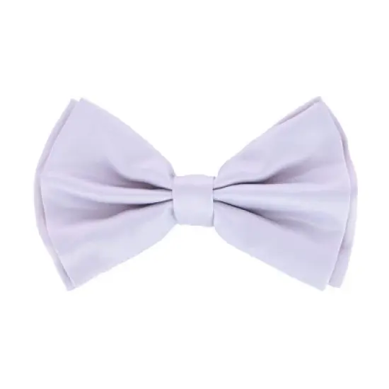 CTM Men's Solid Fashion Color Bow Tie and Suspender Set image {1}