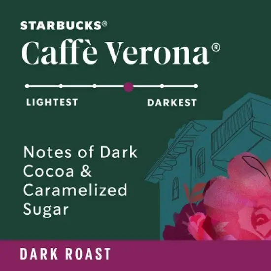 Starbucks Dark Roast Ground Coffee &mdash; Caff&egrave; Verona &mdash; 100% Arabica &mdash; 1 bag (12 oz.) image {1}