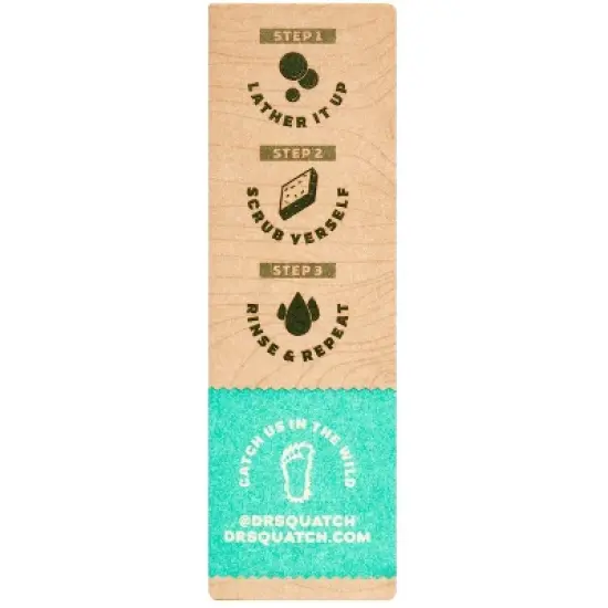 DR. SQUATCH Men's All Natural Bar Soap - Coconut Castaway - 5oz image {3}