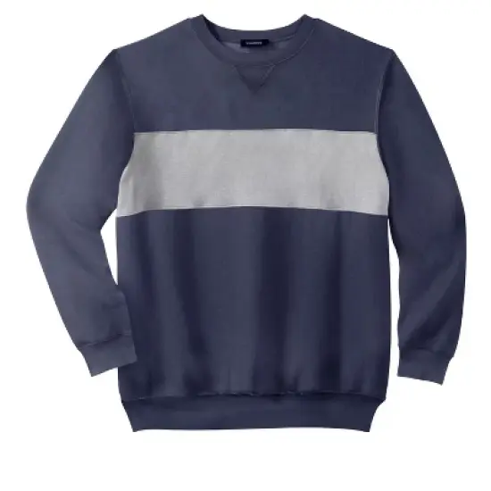 KingSize Men's Big & Tall Fleece Crewneck Sweatshirt image {3}