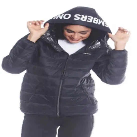 Members Only Women's Solid Packable Oversized Jacket image {4}