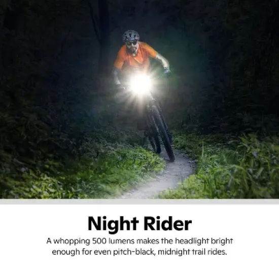 Schwinn 500 Lumen Light Set Bike Accessory Mount - Black image {5}