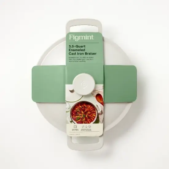 3.5qt Enamel Braiser - Figmint&trade; image {5}