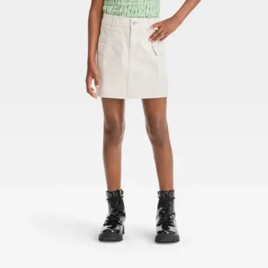Girls' Twill Cargo Skirt - art class&trade; image {4}