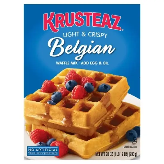 Krusteaz Belgian Waffle Mix - 28oz image {10}