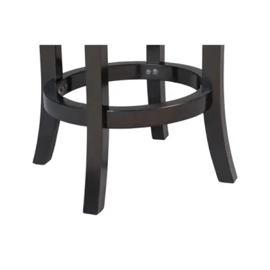 Cordova Swivel 24" Counter Height Barstool Hardwood/Black - Boraam image {3}