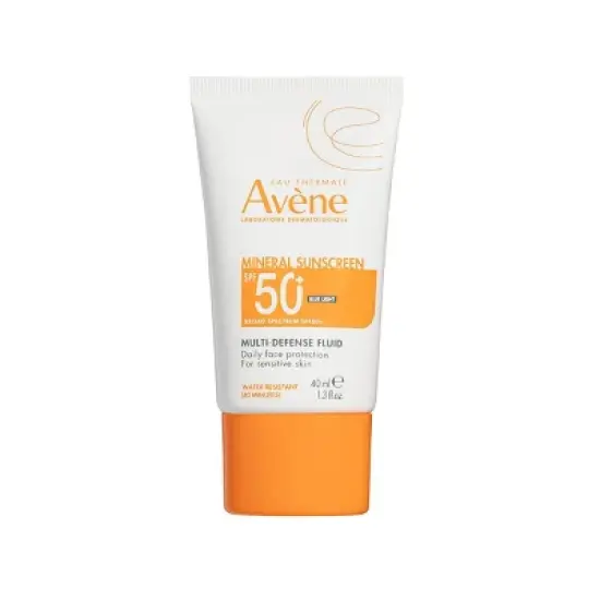Avene Mineral Multi-Defense Fluid Face Sunscreen for Sensitive Skin - SPF 50+ - 1.3 fl oz image {7}