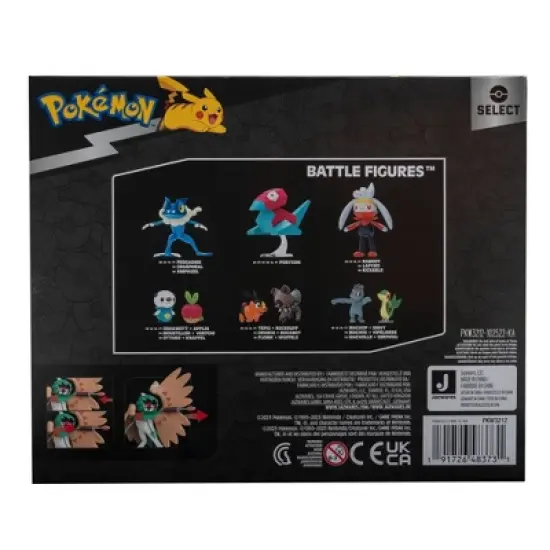 Pok&eacute;mon Select Evolution Multipack Rowlet/Dartrix/Decidueye Action Figure Set - 3pk image {11}