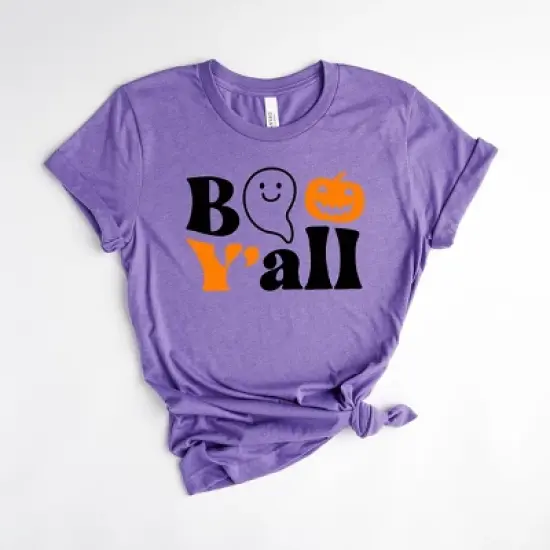 Simply Sage Market Women's Boo Y'all Short Sleeve Graphic Tee image {2}