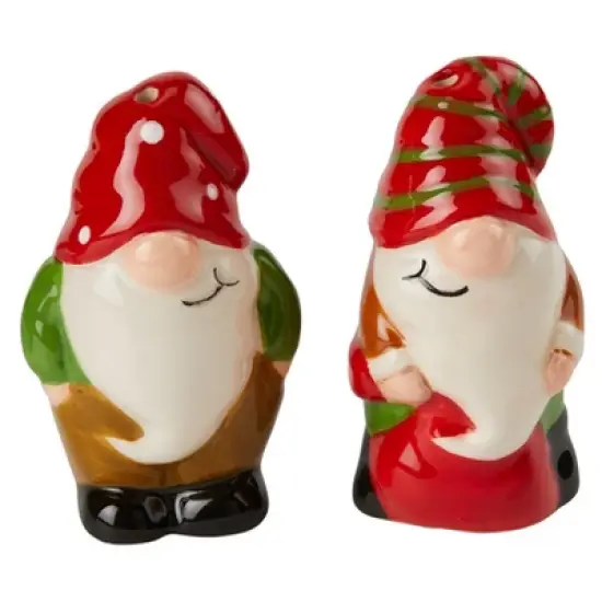 The Lakeside Collection Gnome Christmas Collection - Salt and Pepper Shakers image {3}