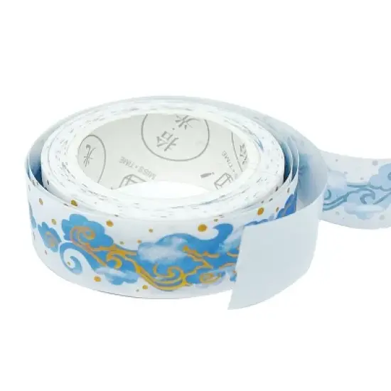 Wrapables Poetic Picturesque Gold Foil Washi Masking Tape, 15mm x 5M image {8}