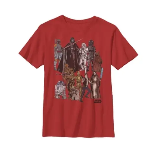 Boy's Star Wars Character Party T-Shirt image {3}