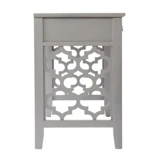 Sylmaer Writing Desk with Storage Gray - Aiden Lane image {5}