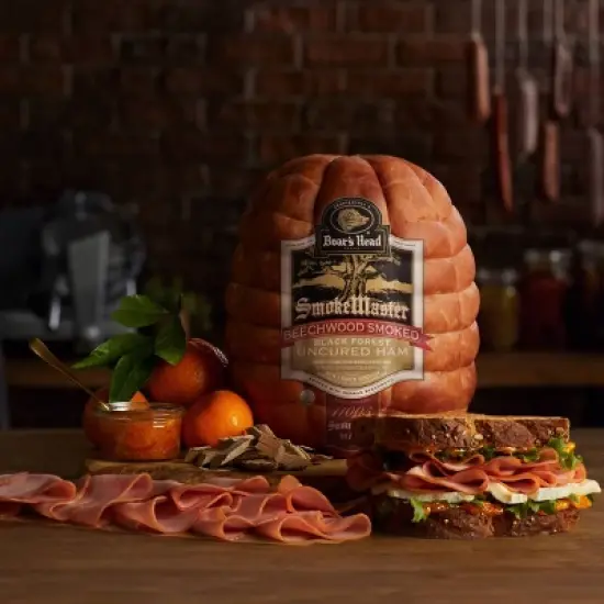 Boar's Head SmokeMaster Beechwood Smoked Black Forest Ham - Deli Fresh Sliced - price per lb image {3}