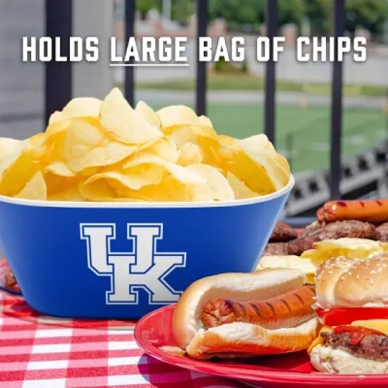 NCAA Kentucky Wildcats Serving Bowl: Melamine Rounded Square Tableware image {4}