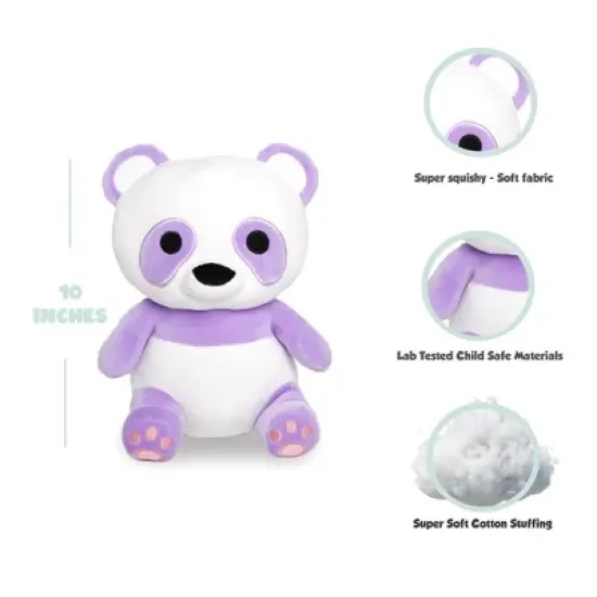 Avocatt Purple Panda Plush image {1}
