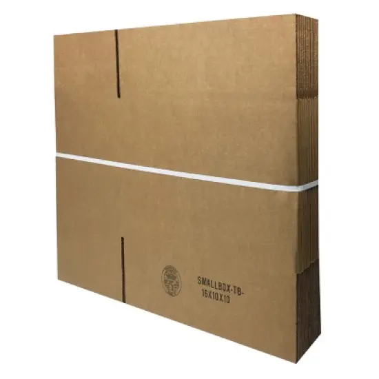 UBMOVE 10 Small Moving Boxes - 16x10x10 - Cardboard Box image {1}