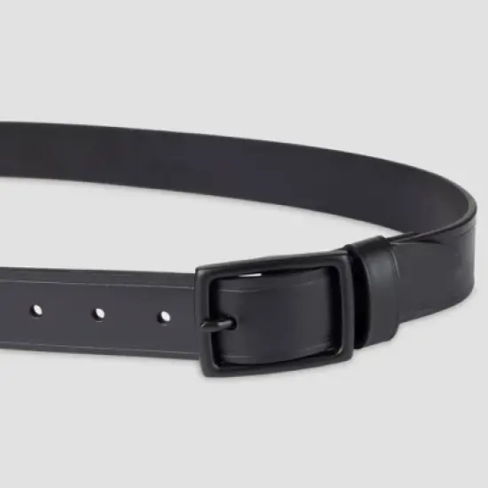Men's Bar Drop Loop Belt - Goodfellow & Co&trade; Black 3XL image {2}